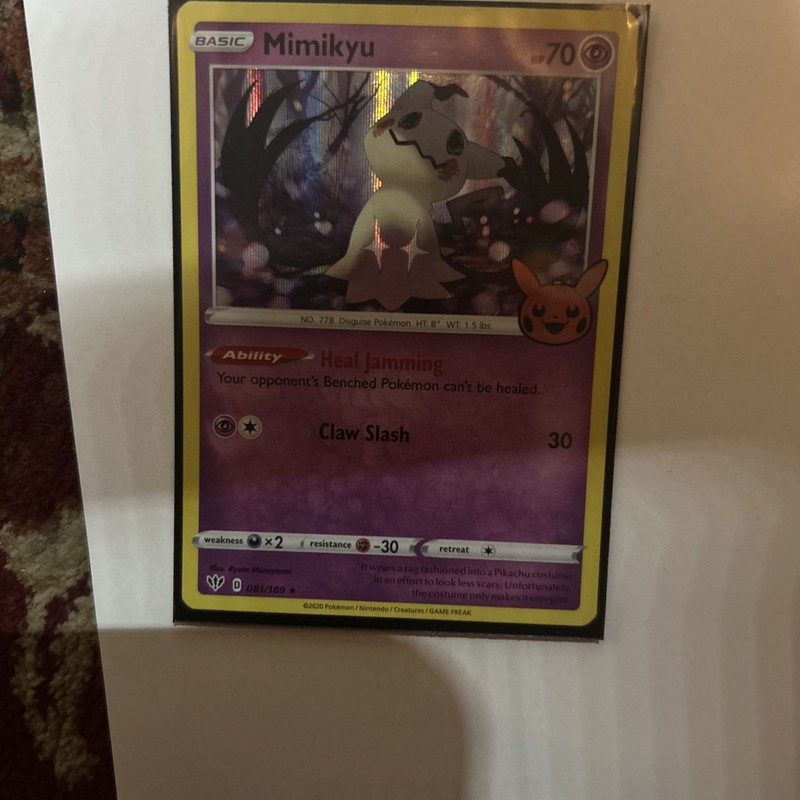 Pokémon TCG Mimikyu 081/189