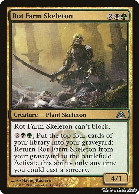 MTG Rot Farm Skeleton [DGM – 98] LP