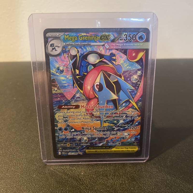 Mega Greninja ex SIR 116/086 Chaos Rising Special Illustration Rare Pokemon TCG