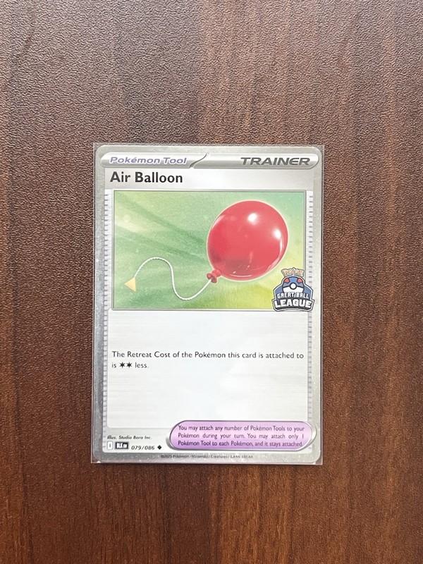 Air Balloon Asia Exclusive Stamped Great Ball League Promo Pokemon 079/086
