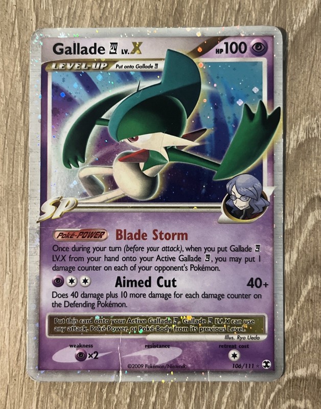 Gallade E4 LV.X 106/111 Holo Rare LV.X Rising Rivals Pokemon MP