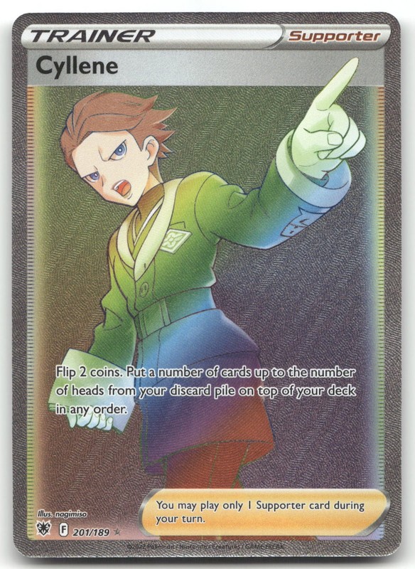 Cyllene (Secret) #201/189 (Holo) (NM) SWSH10: Astral Radiance SWSH10 Pokemon