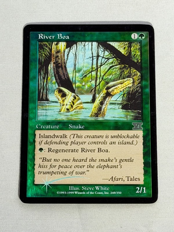 MTG FOIL River Boa FNM Promos Magic the Gathering