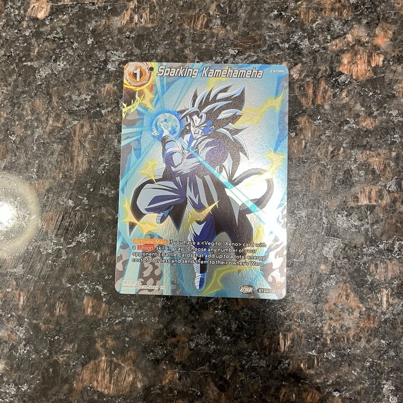 Sparking Kamehameha BT24 Alternate Art Silver Foil Dragon Ball Super Card | NM gallery