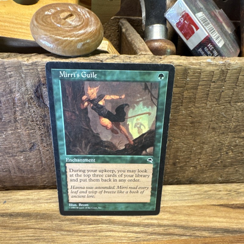 Wizards of the Coast MTG Mirri’s Guile Tempest Enchantment Regular EN Rare