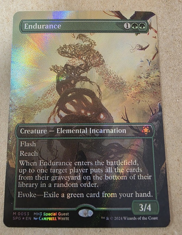 Endurance – Textured Foil – Borderless – Special Guests – Mtg