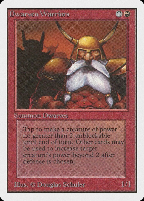 Dwarven Warriors Unlimited Played MTG Magic DNA GAMES