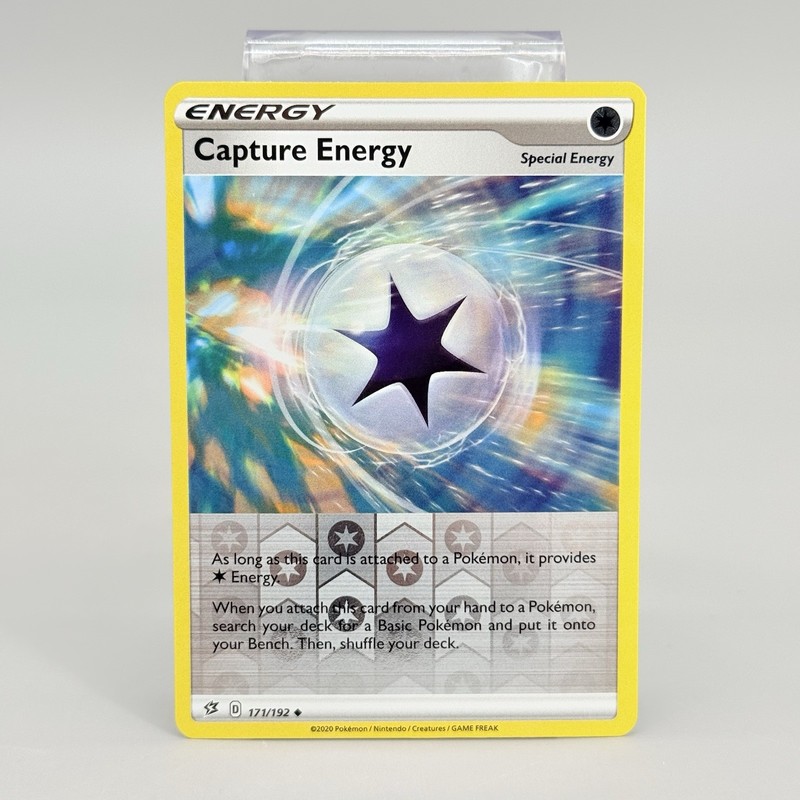 Capture Energy 171/192 Swsh02 Rebel Clash Reverse Holo Pokemon Card NM