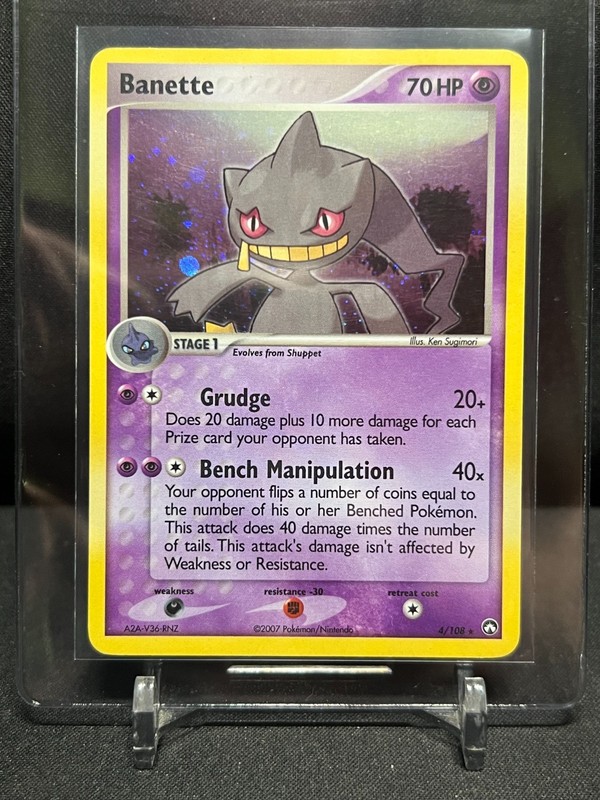 Banette 4/108 Holo Rare Pokémon 2007 EX Power Keepers – MP