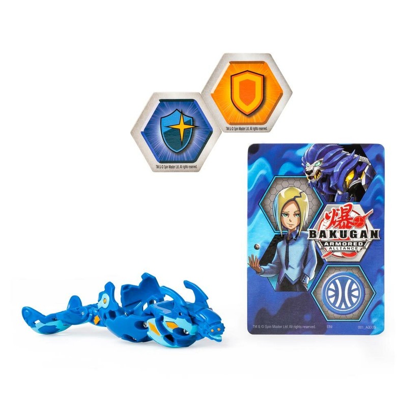 BAKUGAN Aquos CENTIPOD B600 Armored Alliance 2x BakuCores Spin Master NiB gallery