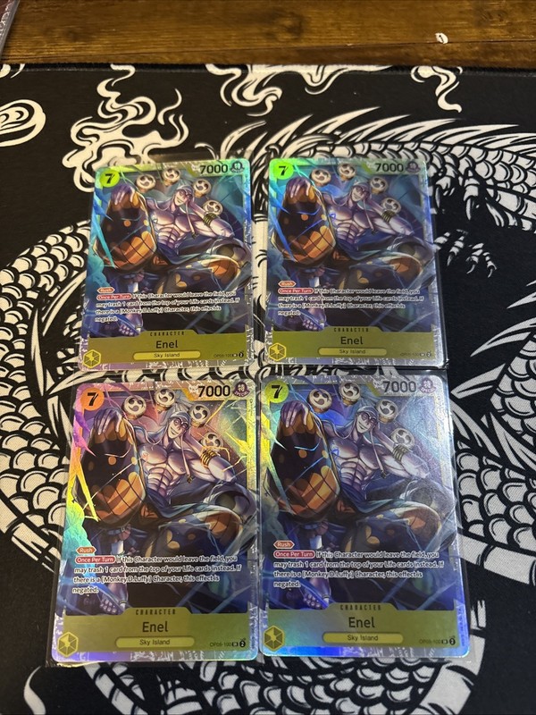 Enel – OP05-100 – Awakening Of The New Era English – SR SuperRare – x4