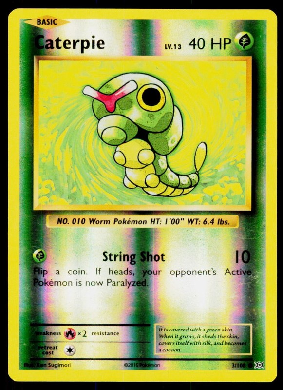 Caterpie Common XY – Evolutions 3/108 MP