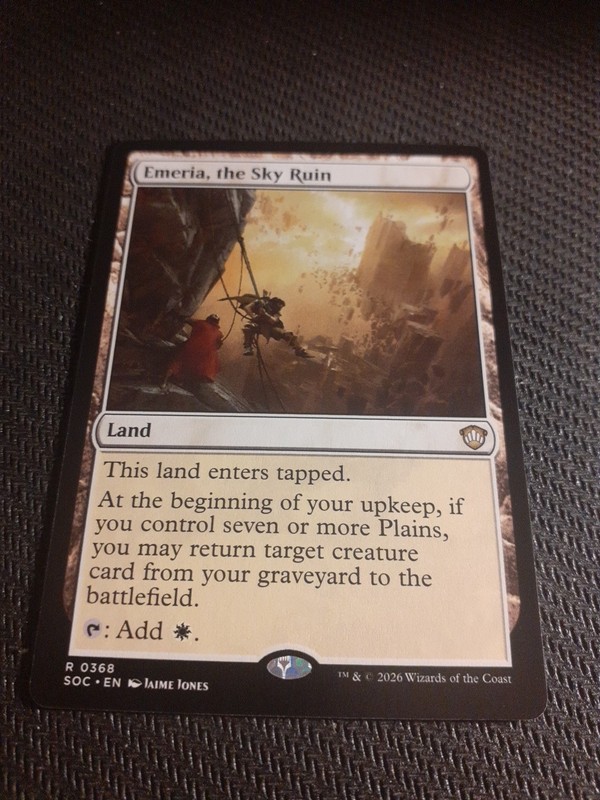 Emeria, The Sky Ruin SOC 368 Commander Secrets Of Strixhaven MTG Magic