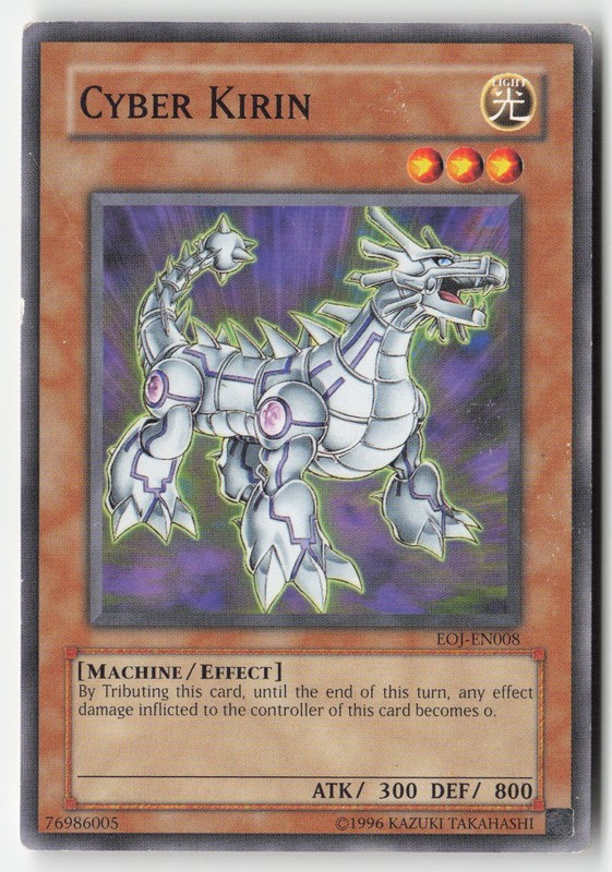 Yugioh – Cyber Kirin EOJ-EN008 Unlimited – Enemy of Justice