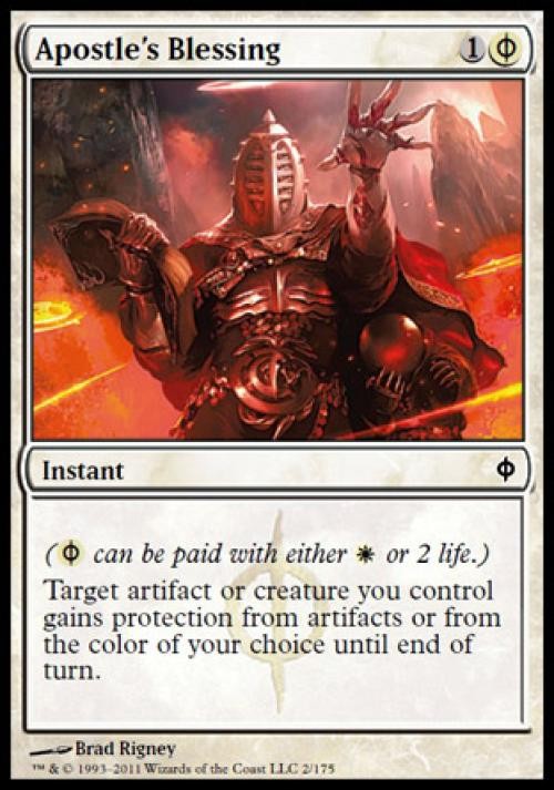 Apostle’s Blessing – NP MTG – Damaged / Poor