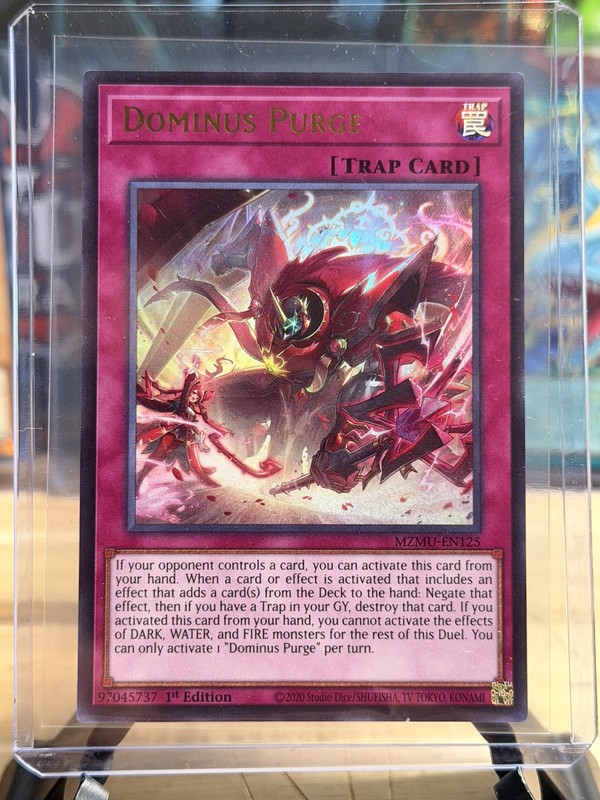 Dominus Purge - MZMU-EN125 - Ultra Rare 1st Edition - NM gallery