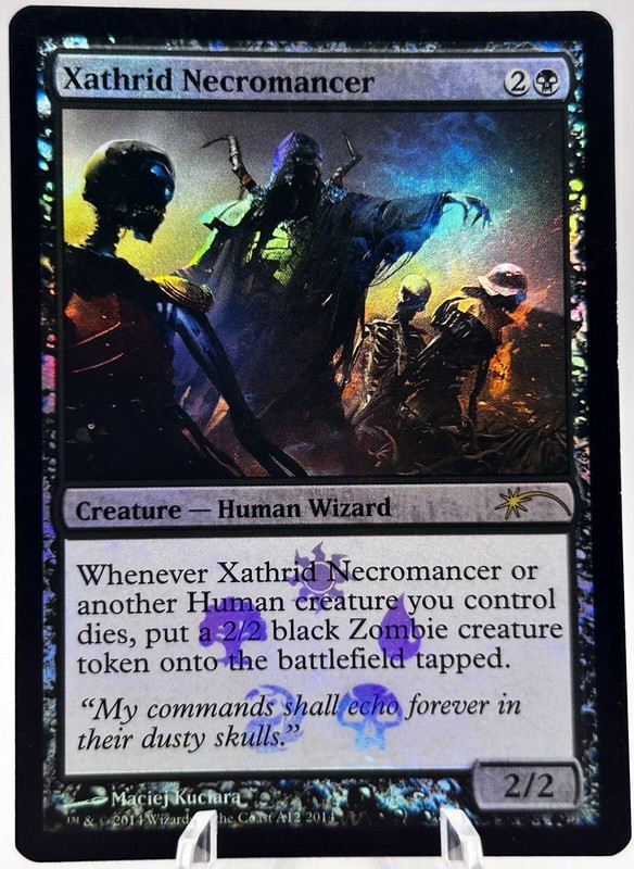 Xathrid Necromancer A12 Foil Promo MTG LP