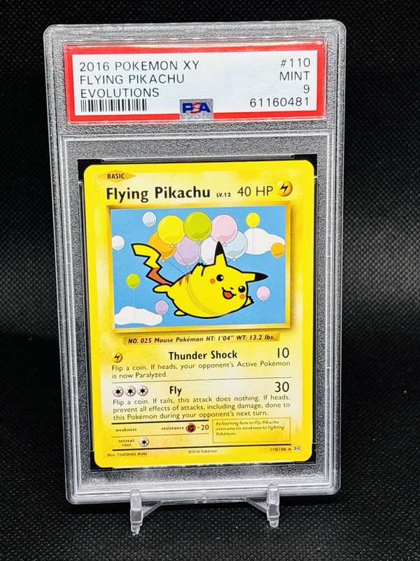 Flying Pikachu 110/108 Evolutions Regular PSA 9 Mint Pokémon