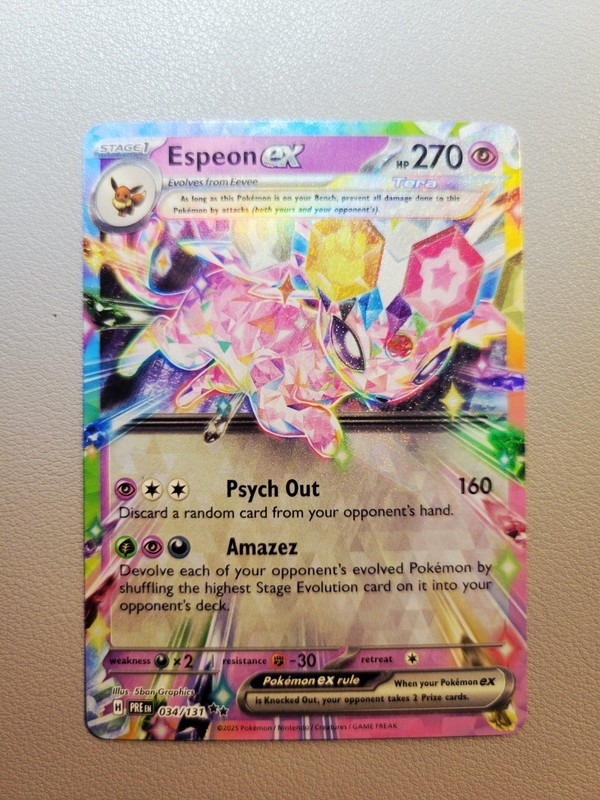 Pokémon TCG Eeveelutions EX Prismatic Evolutions - 9 CARD SET COMPLETE N/NM gallery