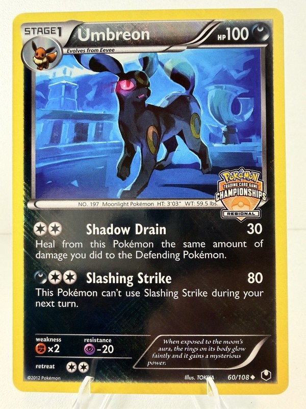 Umbreon – (Regional Championships Promo) Reverse Holo NEAR MINT 📈 060/108