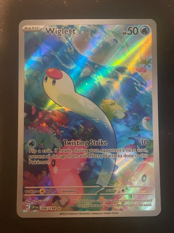 Wiglett 206/198 SV01: Scarlet & Violet Base Set Holo