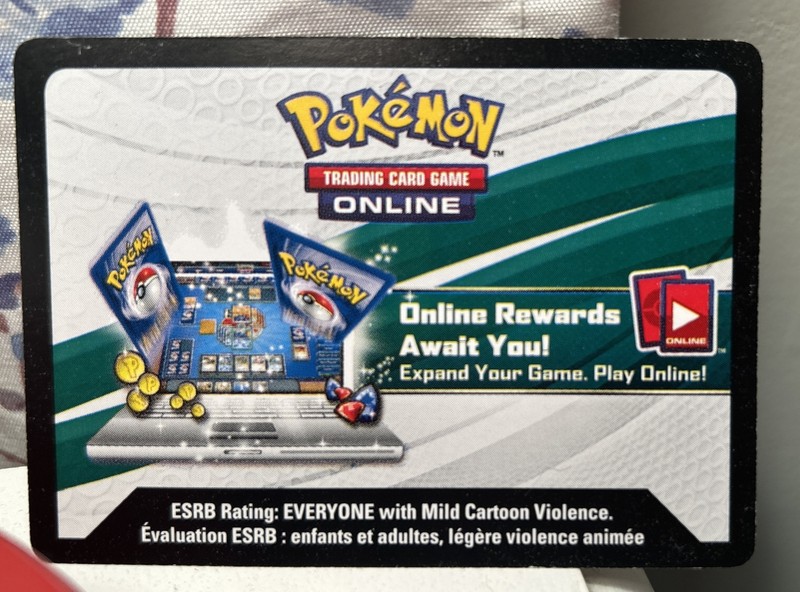 Pokemon TCG Online Unused Code Cards Sent By Messaged Quickly