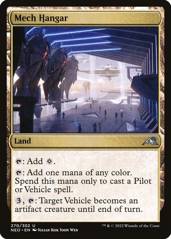 Mech Hangar (270) Kamigawa: Neon Dynasty NEO MTG Magic