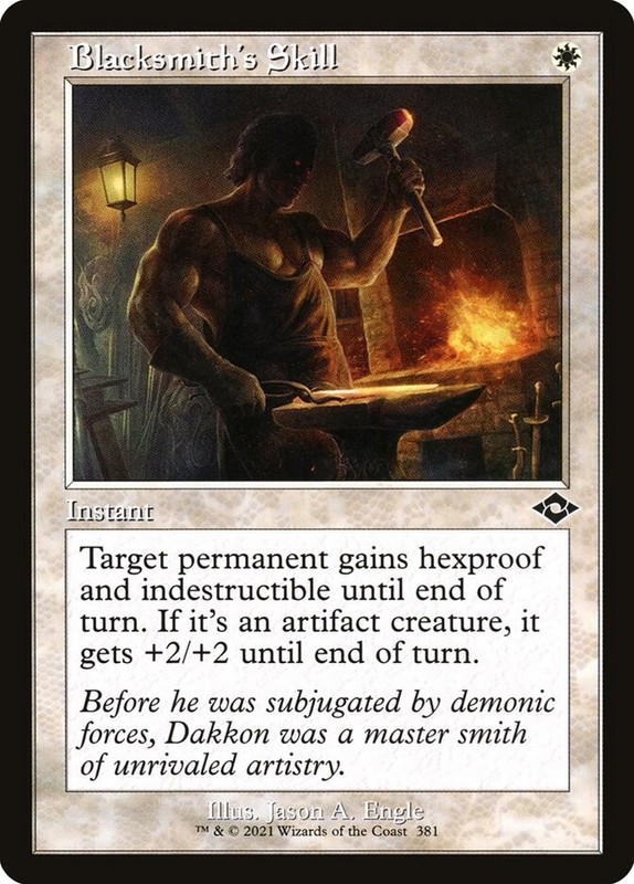 Blacksmith’s Skill (381) Retro Frame Modern Horizons 2 MH2 MTG Magic