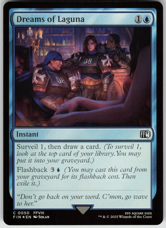 MTG Dreams of Laguna Foil NM FINAL FANTASY Magic 50