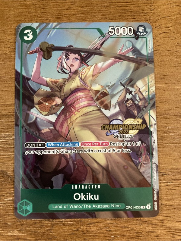 One Piece Card Okiku CS 2023 Celebration Pack OP01-035 English