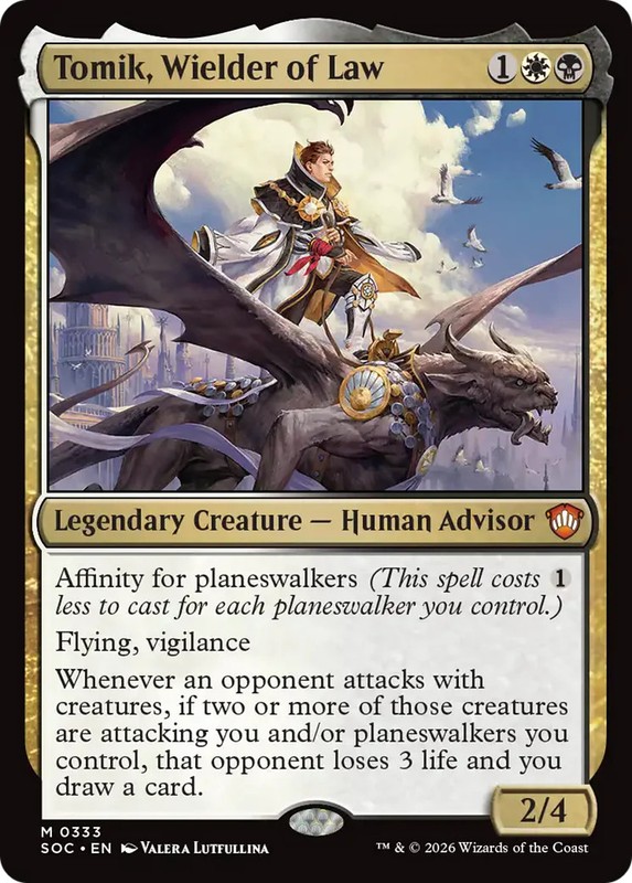 MTG Tomik, Wielder of Law [Secrets of Strixhaven Commander] Near Mint Magic