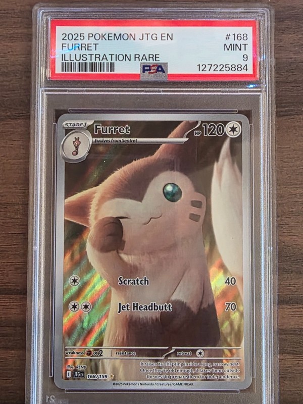Furret 168/159 Sv09: Journey Together Holo PSA 9