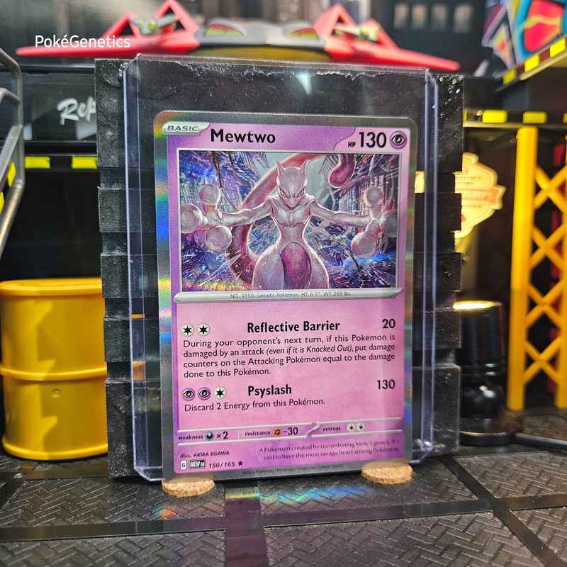 Mewtwo 151 Holo Pokémon TCG 150/165 Scarlet & Violet Rare gallery