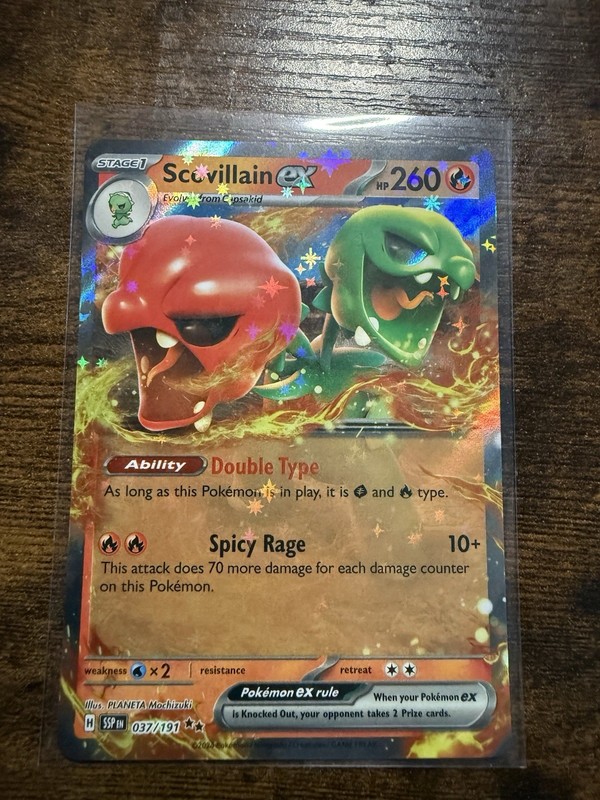 Scovillain ex 037/191 Sv08: Surging Sparks Holo