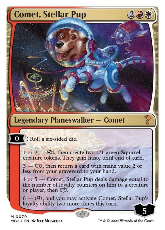 NM MTG WHITE BORDER COMET STELLAR PUP MYSTERY BOOSTER 2