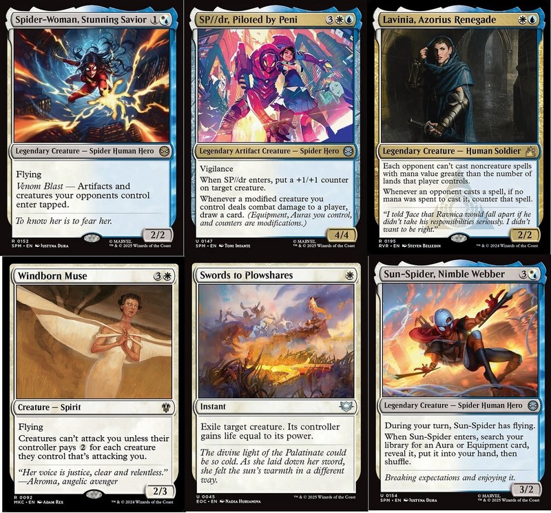 MTG Commander Spider-Woman, Stunning Savior Deck – Windborn Muse EDH 100 Cards