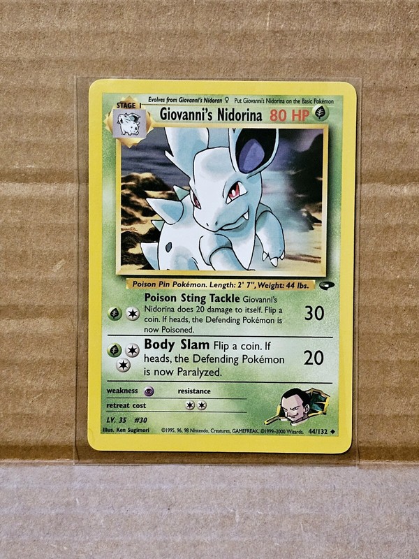 Giovanni’s Nidorina 44/132 Pokémon Gym Challenge