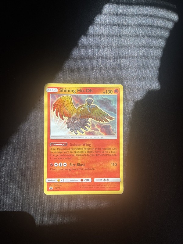 Pokémon TCG Shining Ho-Oh SM70 Holo Rare NM-MC