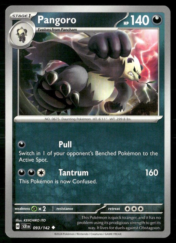Pangoro - SV07: Stellar Crown - [SCR - 093/142] gallery