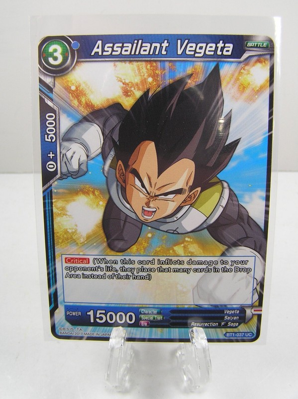 Dragon Ball Super Card Game TCG BT1-037 UC Assailant Vegeta Bandai