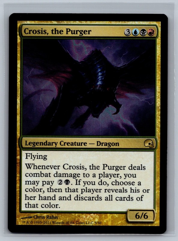 Magic MTG Premium Deck Series: Graveborn Crosis, the Purger #5/30 Foil TCG CCG