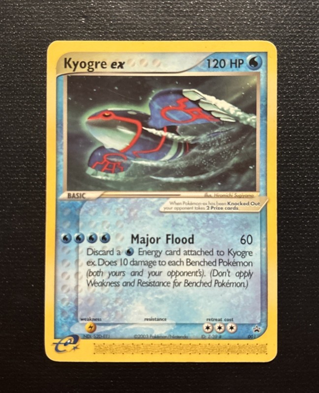 Kyogre ex – (Nintendo Power Magazine) Regular Promo Nintendo Promos 001 MP