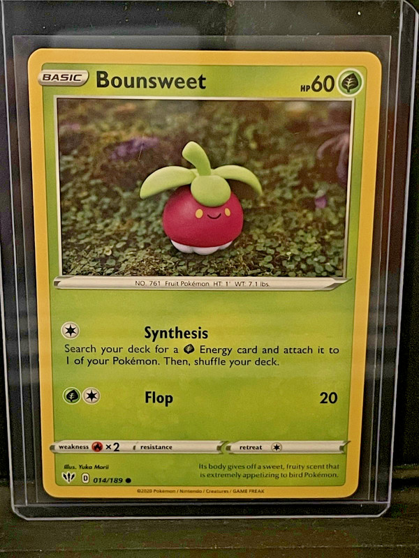 BOUNSWEET 014/189 DARKNESS ABLAZE COMMON POKEMON YUKA MORII