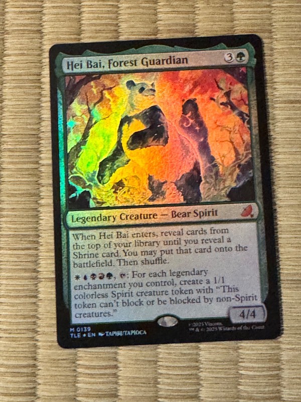 Hei Bai, Forest Guardian Avatar: The Last Airbender: Eternal-Legal Foil NM
