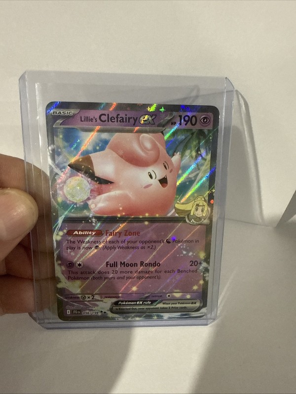 Lillie’s Clefairy ex 056/159 Sv09: Journey Together Holo Double Rare NM