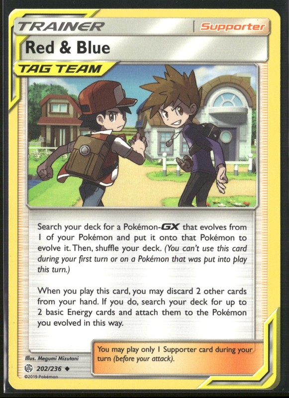 Red & Blue Uncommon SM – Cosmic Eclipse 202/236 NM