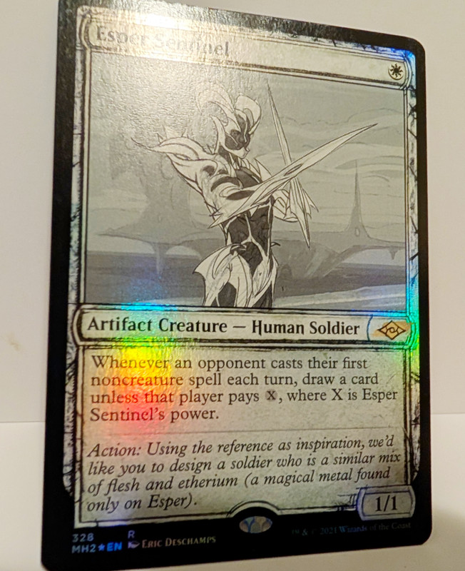 Esper Sentinel (Showcase) -Foil Near Mint (pack fresh) MTG Modern Horizons 2 gallery