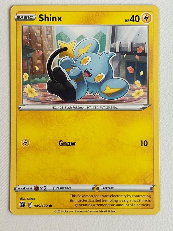 Shinx 049/172 Common Brilliant Stars Pokemon Near Mint