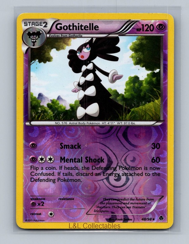 Gothitelle (48) #48/98 Emerging Powers Reverse Holo
