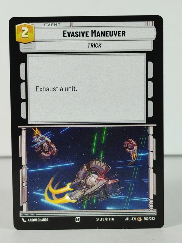 Evasive Maneuver – Jump to Lightspeed – Star Wars Unlimited 262/262 singles